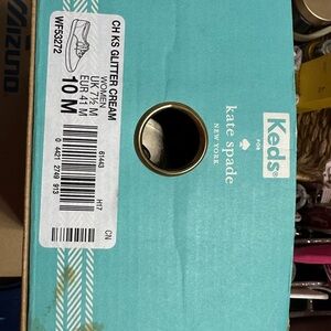 Keds Cream Glitter Sneakers